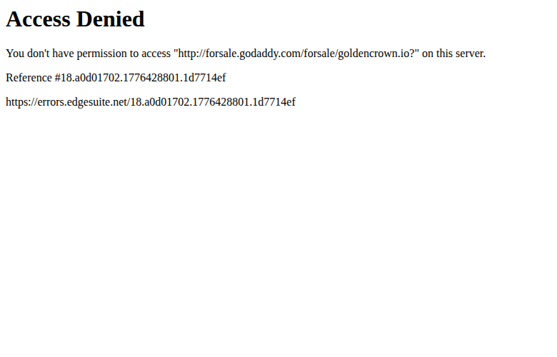 GoldenCrown casino homepage screenshot
